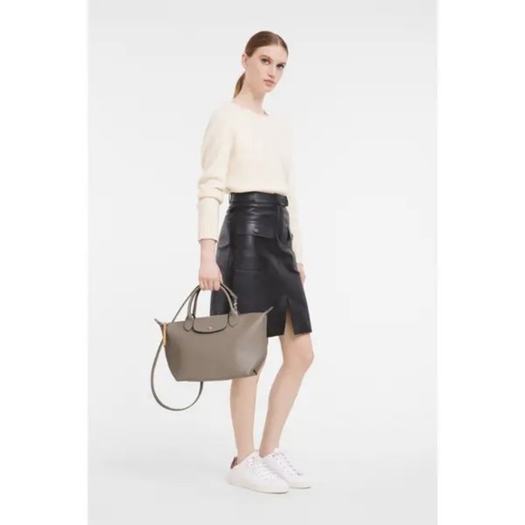 Longchamp Le Pliage City S Taupe Crossbody - Picture 10 of 11